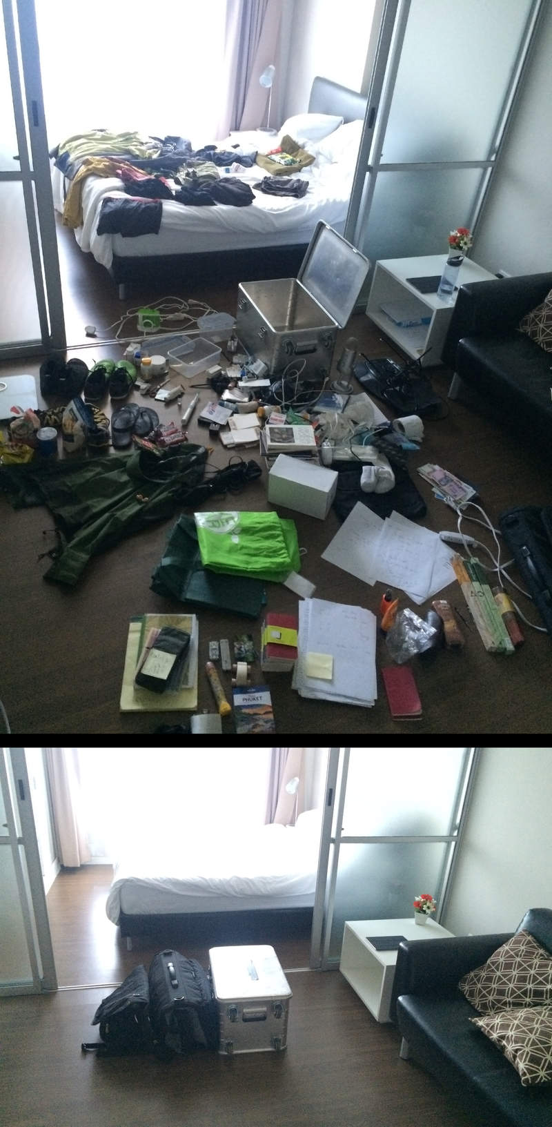 I'm pretty sure this level of packing violates some laws of physics.